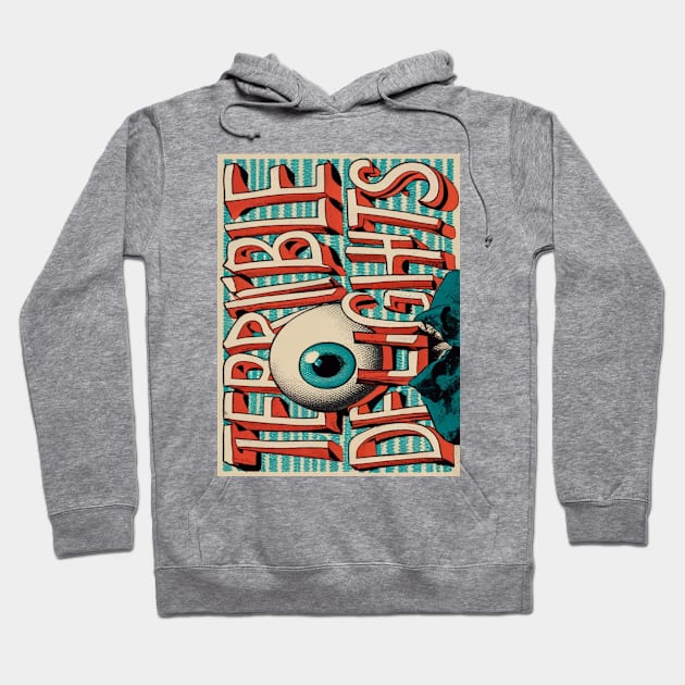 Terrible Delights Side Eye Hoodie by zombill